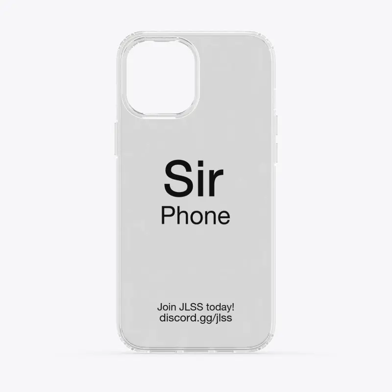 SirPhone SirCase clear case (iPhone)